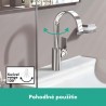 Hansgrohe Vivenis umývadlová batéria 210 s otočným výtokom, EcoSmart, chróm , 75032000