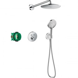 Hansgrohe Raindance S sprchový systém 240 1jet PowderRain s termostatom ShowerSelect S chróm, 27951000