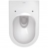 DURAVIT ME by Starck set 2v1 závesná WC misa Rimless ( 2529090000) so sedátkom SoftClose, biela 45290900A1