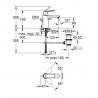 Grohe Eurosmart Cosmopolitan umývadlová batéria, s výpusťou, chróm 23325000