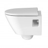 Duravit D-NEO závesná WC misa 37 x 48 cm Compact, Rimless, 2587090000 + WC sedátko SoftClose 0021690000, biela 45870900A1