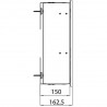 EMCO Asis Module Pure skrinka na zabudovanie 170 x 435 alpská biela 975551304