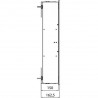 EMCO Asis Module Pure skrinka na zabudovanie 270 x 730 alpská biela 975551307