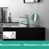 Hansgrohe Vernis Shape umývadlová batéria 100 s kovovou odtokovou súpravou s tiahlom, EcoSmart, chróm, 71568000