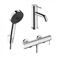 Hansgrohe TECTURIS SET 3v1 sada pre vaňu a umývadlo, chróm, 453583