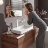 Hansgrohe Vivenis umývadlová batéria 250 pre umývadlovú misu, EcoSmart, matná biela, 75042700