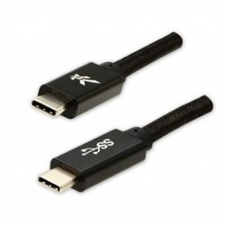 Logo USB kábel (3.2 gen 1) 1m, 5 Gb/s, 5V/3A, KUEHDTL10BBL