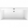 VILLEROY & BOCH Squaro Edge 12 duo vaňa 160 x 75 cm biela, Quaryl, UBQ160SQE2DV-01