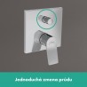 Hansgrohe Vivenis vaňová batéria pod omietku so zabudovanou bezpečnostnou kombináciou chróm, 75416000