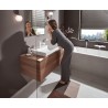 Hansgrohe Vivenis vaňová batéria na stenu matná biela, 75420700