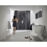 HANSGROHE Pulsify Select S sprchová sada 105 3jet Relaxation so sprchovou tyčou 90cm matná čierna, 24170670