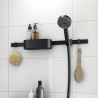 Hansgrohe WallStoris balíček: ručná sprcha 105 3jet EcoSmart Activation, tyč 70 cm, matná čierna 24291670