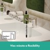 Hansgrohe Vernis Blend umývadlová batéria elektronická pre studenú vodu alebo vopred nastavenú teplotu 6V, chróm, 71503000