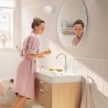 Hansgrohe Rebris S umývadlová batéria 210, s otočným výtokom, s výpusťou, chróm, 72536000