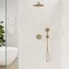 Hansgrohe Fixfit prípojka hadice S s držiakom sprchy kartáčovaný bronz 26888140