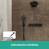 Hansgrohe Fixfit prípojka hadice Q s držiakom sprchy Porter matná čierna 26887670