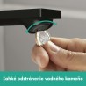 Hansgrohe Rebris E umývadlová batéria 210, s výpusťou a otočným výtokom, matná čierna 72576670