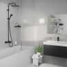 Hansgrohe Vernis Shape sprchový systém Showerpipe 240 1jet, s vaňovým termostatom, matná čierna, 26900670