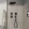 HANSGROHE ShowerSelect Comfort Q batéria sprchová podomietková termostatická pre 1 spotrebič kartáčovaný čierny chróm 15589340