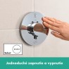 HANSGROHE ShowerSelect Comfort S batéria vaňová podomietková termostatická pre 2 spotrebiče chróm 15554000