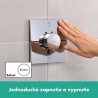 HANSGROHE ShowerSelect Comfort E batéria vaňová podomietková termostatická pre 2 spotrebiče so zabudovanou bezpečnostnou kombin