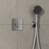 HANSGROHE ShowerSelect Comfort E batéria vaňová podomietková termostatická pre 2 spotrebiče so zabudovanou bezpečnostnou kombin