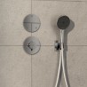 HANSGROHE ShowerSelect Comfort S ventil podomietkový pre 3 spotrebiče chróm 15558000