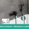 Hansgrohe Vernis Blend páková vaňová batéria na stenu, matná čierna, 71440670