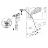 SANIT modul WC Ineo Plus S 450 s regulátorom, pre závesné WC do ľahkých priečok, 90.743.00..S000