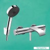 Hansgrohe Vivenis SET 4V1 vaňová zostava s pákovu batériou nástennou 7542000, sprcha 24111000, chróm 440902