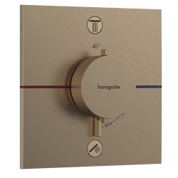 HANSGROHE ShowerSelect Comfort E batéria vaňová podomietková termostatická pre 2 spotrebiče so zabudovanou bezpečnostnou kombin