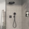 HANSGROHE ShowerSelect Comfort Q batéria vaňová podomietková termostatická pre 2 spotrebiče kartáčovaný čierny chróm 15583340