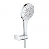 Grohe RAINSHOWER SMARTACTIVE 130 vaňový set 3-prúdový s držiakom a hadicou 1,5m chróm 26580000