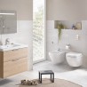 Grohe Euro Ceramic závesné WC 54 Rimless, TripleVortex + sedátko so SoftClose, alpská biela, 39554000