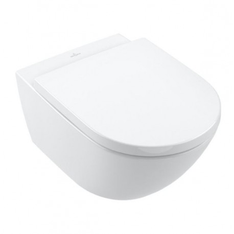 Villeroy & Boch SUBWAY 3.0 misa WC závesná s TwistFlush bez vnútorného okraja biela AntiBac s CeramicPlus, 4670T0T2