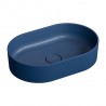 OMNIRES OVO M+ umývadlo na dosku 55 x 36 cm bez prepadu midnight blue OVOUNMB