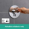 HANSGROHE DuoTurn S batéria sprchová podomietková pre 1 spotrebič chróm 75618000