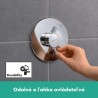 HANSGROHE DuoTurn S batéria sprchová podomietková pre 1 spotrebič chróm 75618000