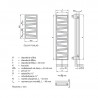 ZEHNDER Kazeane radiátor pre teplovodnú/kombi prevádzku 965 x 500 mm Anthracite RK-100-050-0346