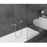 Hansgrohe Vernis Shape páková vaňová batéria na stenu, matná čierna, 71450670