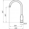 Novaservis Titania Pure drezová batéria, chróm 90313,0