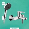 Hansgrohe Vernis Blend SET 4V1 vaňová zostava s pákovu batériou nástennou 71440000, sprcha 24111000, chróm SETPULSIFY1