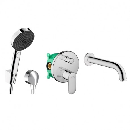 Hansgrohe VERNIS Blend zostava s vaňovým výtokom a ruč sprch chróm 71466000SET1O