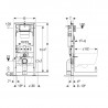 Geberit DUOFIX prvok pre závesné WC, s nádržou Sigma 12, 111.925.00.5