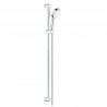 Grohe Grohtherm nástenný set 2v1, vaňová termostatická batéria Grohtherm so sprchovým setom 90 cm chróm, 437560