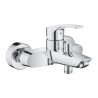 Grohe EUROSMART set 3v1, umývadlová batéria, nástenná vaňová batéria so sprchovým setom 90 cm chróm, 33300002SET