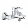 Grohe BAULOOP nástenný set 2v1, vaňová batéria s vaňovým setom Vitalio 1,5 m chróm, 434533