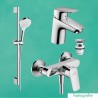 Hansgrohe Logis SET 3v1 sada pre sprchu a umývadlo, chróm, 71600000+26534400+71077000