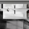 Hansgrohe Xevolos E umývadlo 1200 x 480 mm s otvorom pre batériu bez prepadu, SmartClean, biela, 61112450