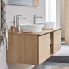 Duravit D-NEO umývadlo na dosku 40 x 40 cm kruhová miska bez prepadu, biela 2371400070